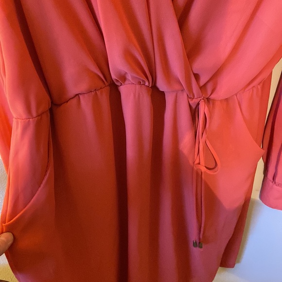 Professional and Classy Coral Dress - Picture 4 of 5